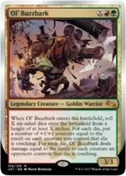 Ol' Buzzbark ~ Near Mint Unstable MTG Magic UltimateMTG Multi-Color Card - Image 1