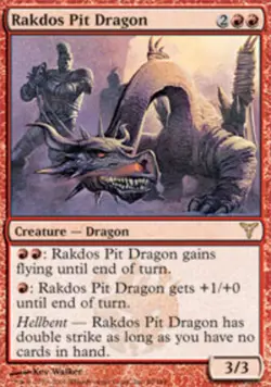 Rakdos Pit Dragon ~ Near Mint Dissension MTG Magic UltimateMTG Red Card - Image 1