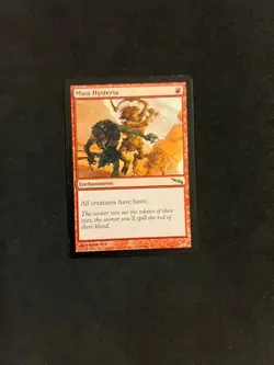 Mass Hysteria [Mirrodin Besieged] Magic MTG Cards LP - Image 1