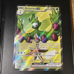 Pokemon TCG Arboliva EX Full Art Destined Rivals Card 207/182 NM - Image 1