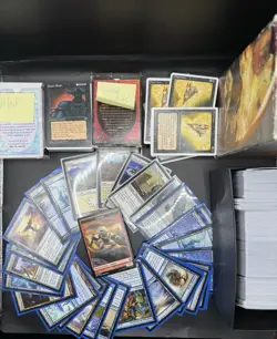 Huge MTG Lot - 619 Different Cards - Vintage Ice Age, Decks, Old & New Magic - Image 1
