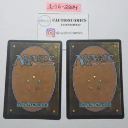 FOIL JAPANESE FOREST 301 302 (x2) Neon Dynasty NEO Magic MTG (Box10) - Image 2