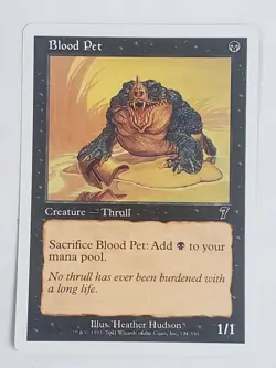 MTG Blood Pet (7th Edition/Black/C) - BGM - Image 1