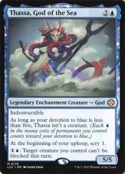 Thassa, God of the Sea M Commander: The Lost Caverns of Ixalan 176 Near Mint - Image 1