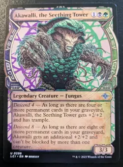 Akawalli, The Seething Tower (Showcase) 0298 Uncommon Lost Caverns Of Ixalan MTG - Image 1