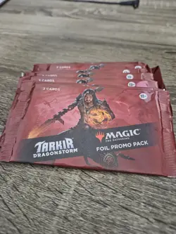~SEALED~ MTG - Tarkir Dragonstorm - Foil Promo Packs - set of 8 - Image 1