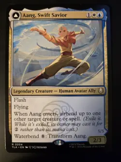 Aang, Swift Savior / Aang and La, Ocean's Fury Avatar: The Last Airbender MTG - Image 1
