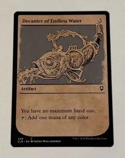 MTG Decanter of Endless Water - Showcase - Commander Legends: CLB NM - Image 1