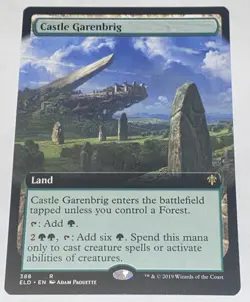 Castle Garenbrig 388 Extended Art Throne of Eldraine MTG DAMAGED OUT OF PACK - Image 1