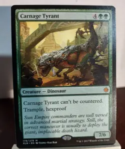 MTG Carnage Tyrant Ixalan LP X1 Magic The Gathering Rare - Image 1