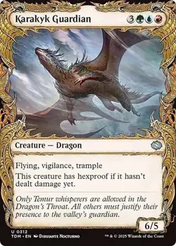 MTG - Karakyk Guardian #312 - Showcase - Tarkir: Dragonstorm - NM FOIL - Image 1