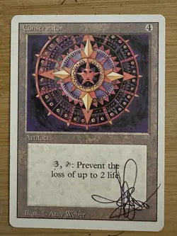 MTG ARTIST PROOF Revised Conservator AP Sketch Art Amy WEBER Magic - Image 2