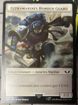 ULTRAMARINE HONOUR GUARD /SOLDIER Universes Beyond Warhammer 40K Commander MTG - Image 1