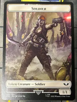 ULTRAMARINE HONOUR GUARD /SOLDIER Universes Beyond Warhammer 40K Commander MTG - Image 2