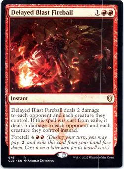 #676 Delayed Blast Fireball Commander Legends: Battle for Baldur's Gate Rare - Image 1