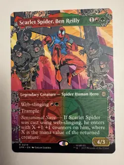 Scarlet Spider, Ben Reilly (Borderless) R Marvel's Spider-Man 214 NM - Image 1