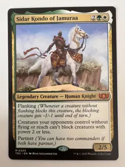 x1 Sidar Kondo of Jamuraa M MTG Commander: Tarkir: Dragonstorm M/NM, English - Image 1