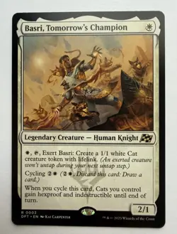 Basri, Tomorrow's Champion 3 R Aetherdrift NM MTG Magic DFT - Image 1