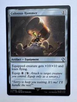 Colossus Hammer #338 (NM) Final Fantasy FIC Magic MTG - Image 1