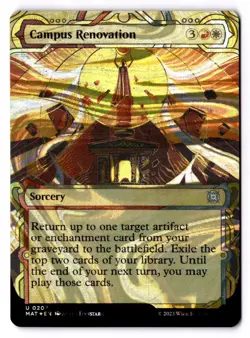 Campus Renovation NM/M* HALO FOIL ENGLISH 0207 mtg -UnltdCards - Image 1