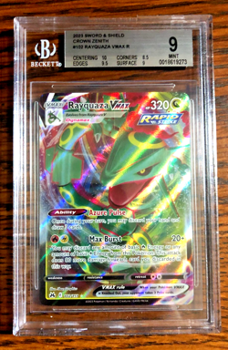 Rayquaza VMAX Full Art UR #102 - BGS MINT 9 - 2023 Crown Zenith - Pokemon TCG - Image 1