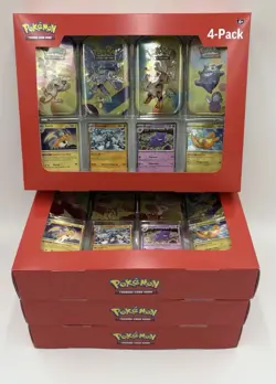 Pokemon TCG Scarlet & Violet 151 Mini Tin 4-Pack Lot of 4 Sam’s Club Sealed - Image 1