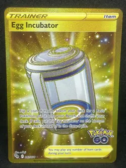 Pokemon TCG Egg Incubator Pokemon GO 087/078 Holo Secret Rare-NM! - Image 1