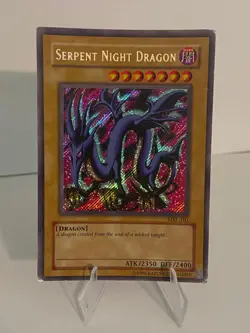 Yugioh Serpent Night Dragon MRL-103 Secret Rare Original Print HP - Image 1