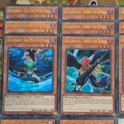 24cd shiny Yugioh Blackwing Deck Enhancement inc. Simoon 1st Ed Ultra Rare Mint - Image 2