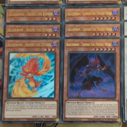 24cd shiny Yugioh Blackwing Deck Enhancement inc. Simoon 1st Ed Ultra Rare Mint - Image 4
