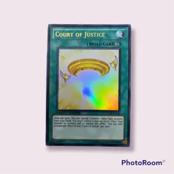 Yu-Gi-Oh TCG - LC02-EN013 - COURT OF JUSTICE - NM Holo - Image 1