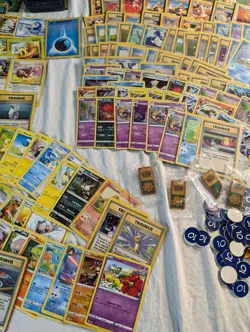 Huge Lot Of Pokemon Cards, Pins, Boxes, Sleeves, 1999-2021 Vintage Collection - Image 5