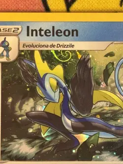 Inteleon SWSH279 Black Star Promo Cosmo Holo HD Swirl Pokemon Card SPANISH NM - Image 2
