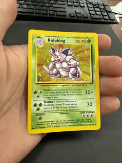 Pokemon Italian Base Set 11/102 Nidoking Foil Holo Rare Card TCCCX - Image 1