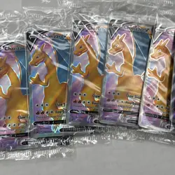 SEALED Pokemon Champions Path Charizard V SWSH050 Promo Full Art Card *lot of 8* - Image 3