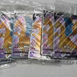 SEALED Pokemon Champions Path Charizard V SWSH050 Promo Full Art Card *lot of 8* - Image 4