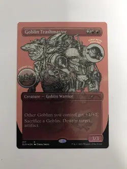 Goblin Trashmaster Etched Foil Borderless MTG Magic Gathering Card NM Mint SLD - Image 1