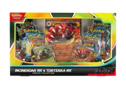 Pokemon Trading Card Game Incineroar ex and Torterra ex Special Collection Box - Image 1