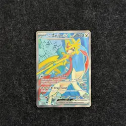 Pokemon TCG Journey Together Hops Zacian EX Card 176/159 Ultra Rare NM - Image 1