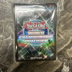 YuGiOh - Black Card Sleeves - World Championship Qualifier - 2022 - Sealed - Image 2