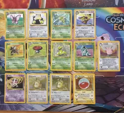 Vintage Pokemon Card Lot WOTC Holo Fire Snorlax Nidoqueen - Image 1