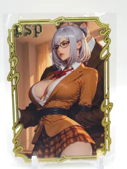 Goddess Story - Gold Metal Waifu Card - Meiko Shiraki - NUMBERED 150/200 - Image 1