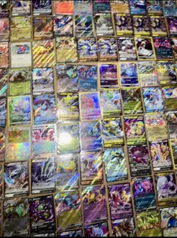 Pokemon Lot of 200+ Cards - GX, EX, V, VMAX, Holo - Mixed Set - Image 1