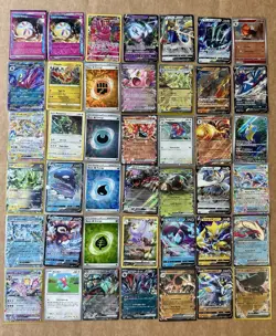 Pokemon Lot of 200+ Cards - GX, EX, V, VMAX, Holo - Mixed Set - Image 4