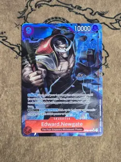 One Piece Card Game Edward.Newgate (Alternate Art) OP02-004 SR NM English - Image 1
