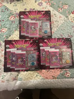 3x Metazoo Seance Target Sealed Blister Pack - 3 Packs Tarot Card & Promo + Coin - Image 1
