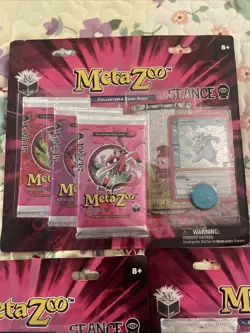 3x Metazoo Seance Target Sealed Blister Pack - 3 Packs Tarot Card & Promo + Coin - Image 4