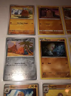 Lot of 12 Diglett and Dugtrio Pokemon Cards - Image 2