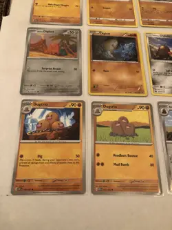 Lot of 12 Diglett and Dugtrio Pokemon Cards - Image 4