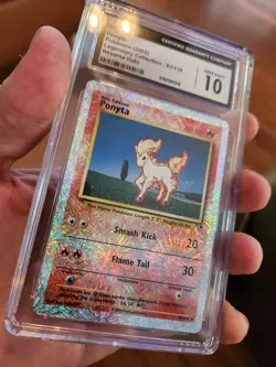 (TOP POP 11) CGC 10 GEM MINT Ponyta 87/110 REVERSE HOLO Legendary Pokemon Card - Image 3